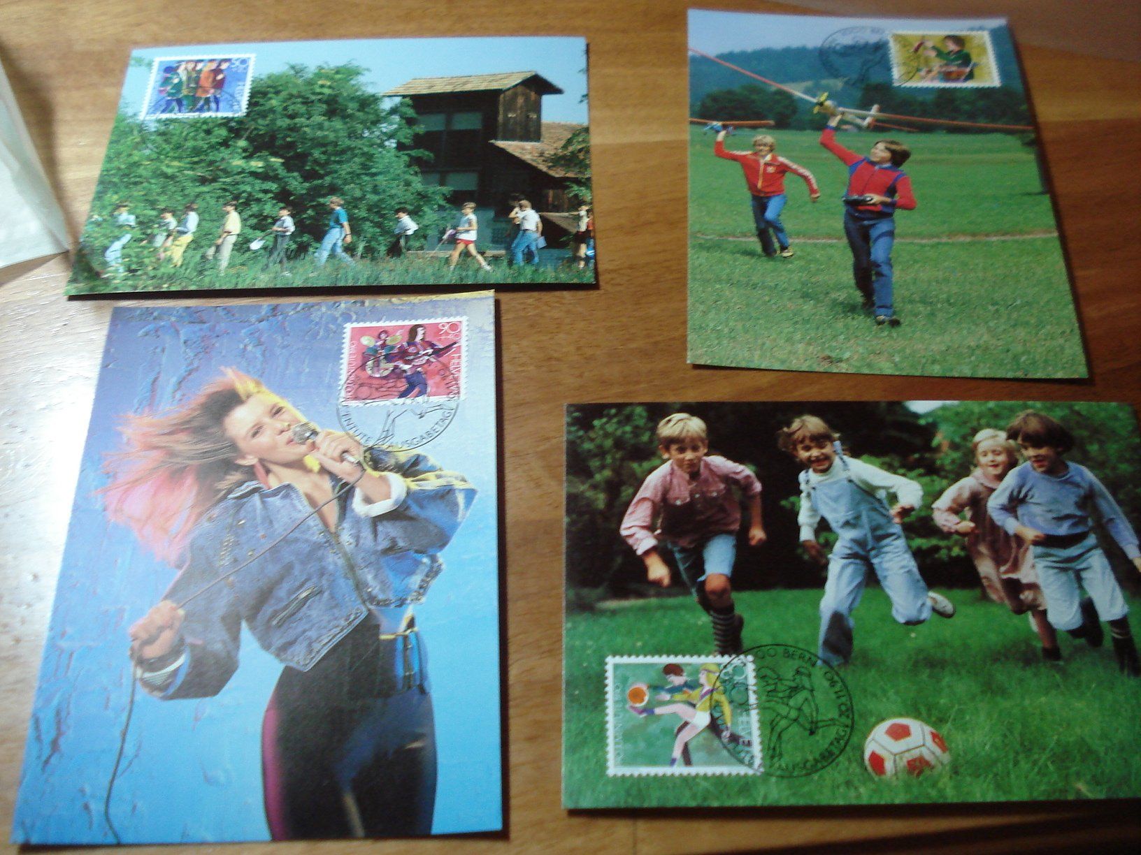 Tous les timbres: Satz Maximumkarten Pro Juventute 1990 – D'occasion à Niederwil AG par morostahu 1