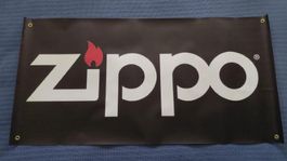 Zippo Banner / Display & Feuerzeug NEU!