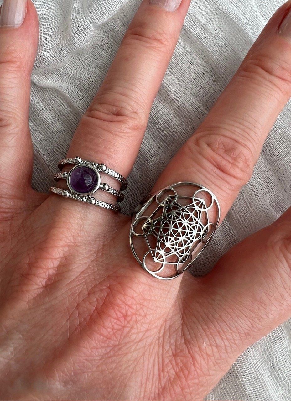 Anelli: Bague en acier inox Metatron - Metatron ring – Nuovo (secondo la descrizione) da Pully venduto da sunaddict 3