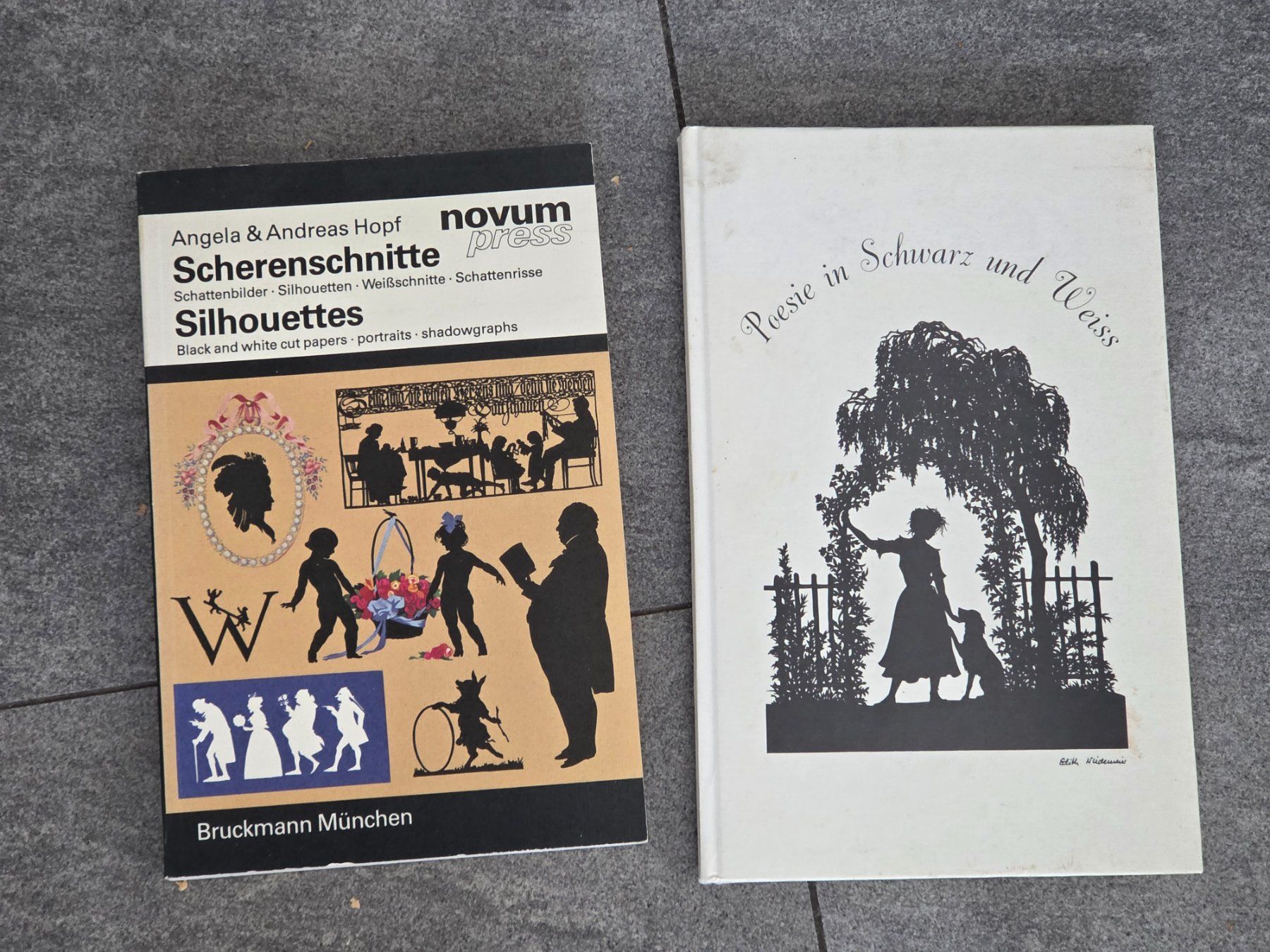 Libri: 4 Scherenschnitt Bücher – Usato da Münsingen venduto da Sokilein 1