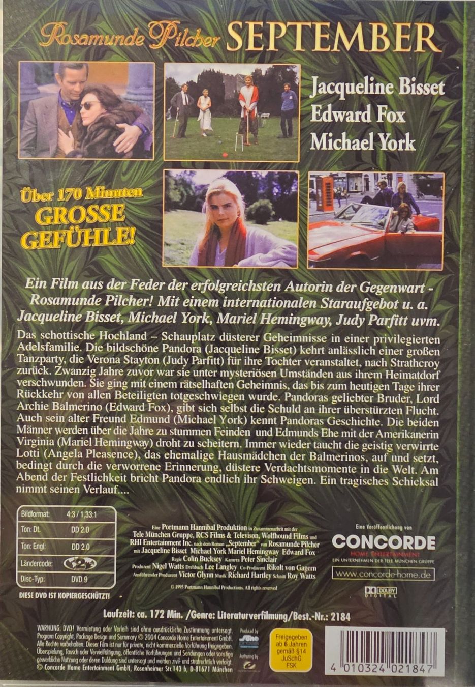 Tutti i DVDs: Rosamunde Pilcher - September – Usato da Wahlen b. Laufen venduto da Cg10 1