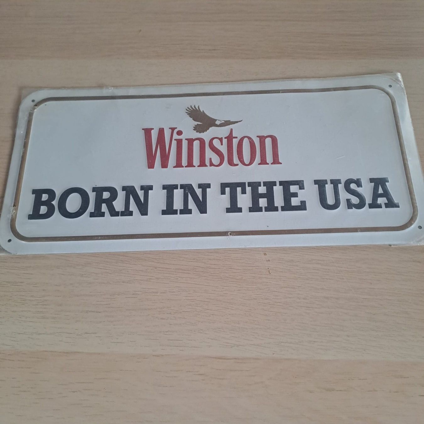 Tutte le decorazioni: Winston Blechschild,  Vintage, – Usato da vordemwald venduto da Zopf0