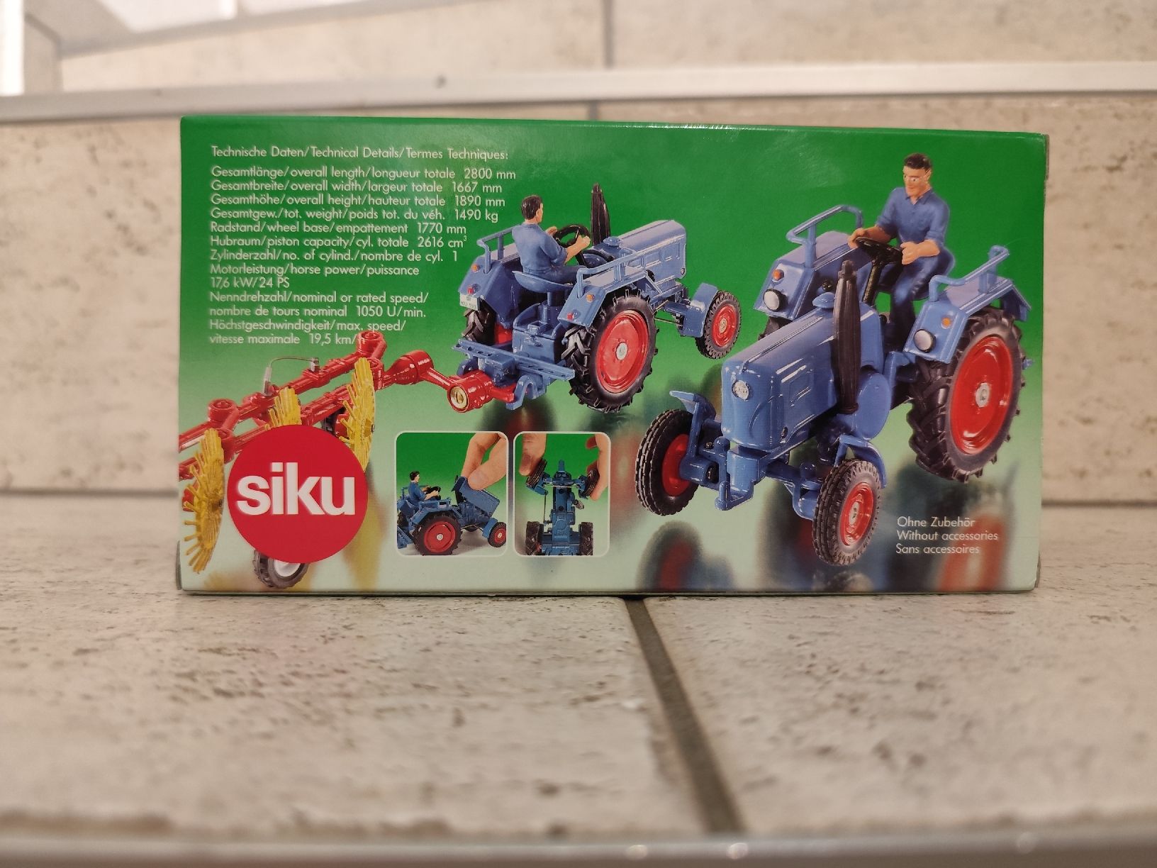Siku Modellini d'auto: Siku Lanz D2416 HE – Nuovo e nell'imballaggio originale da Schmitten FR venduto da kompost02 4