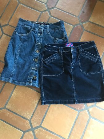 2 Jupes blau Gr.38