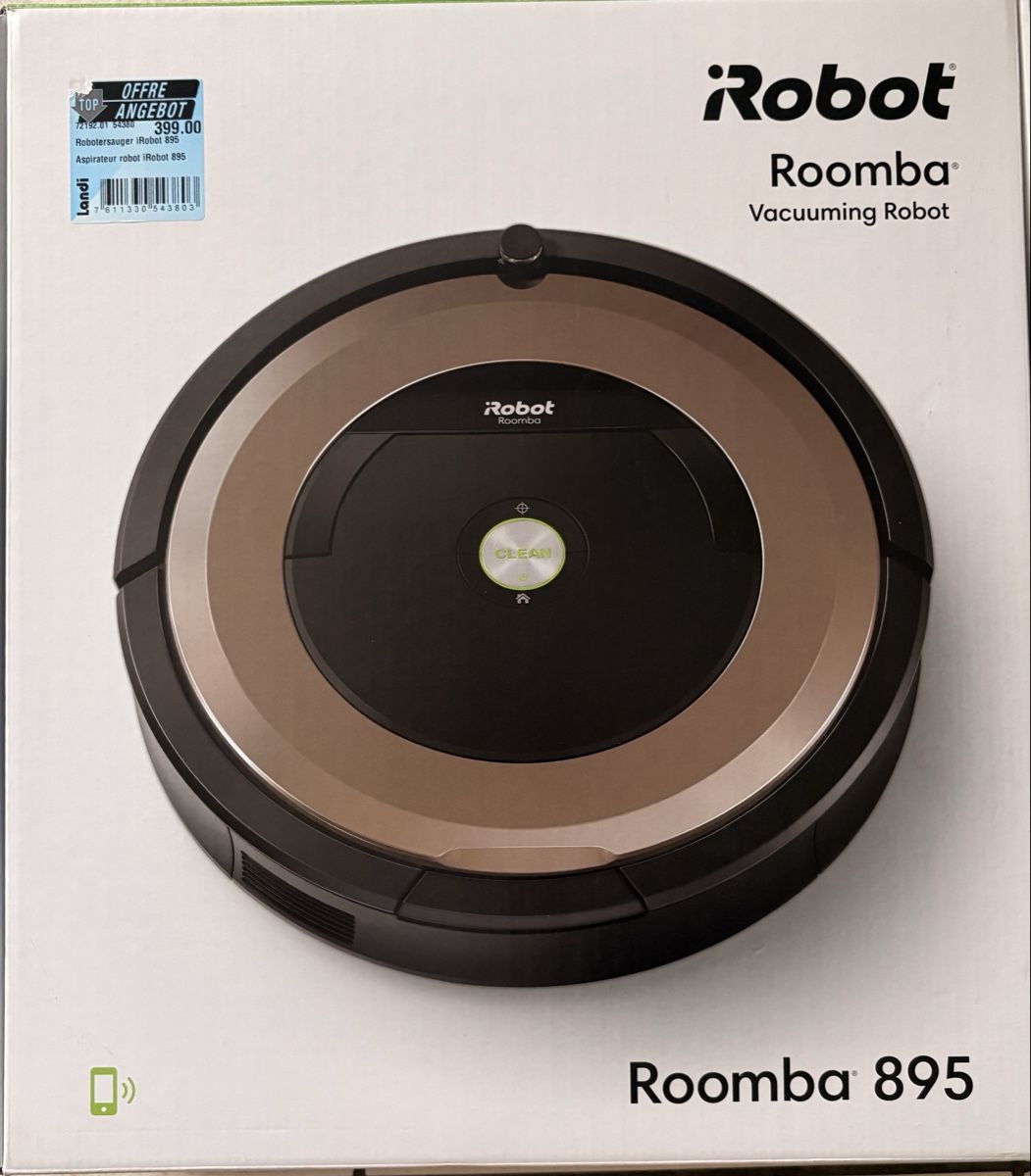 Irobot Aspirateurs & Accessoires: iRobot Roomba 895 Saugroboter neu – D'occasion à Morschach par Butterbrot9000