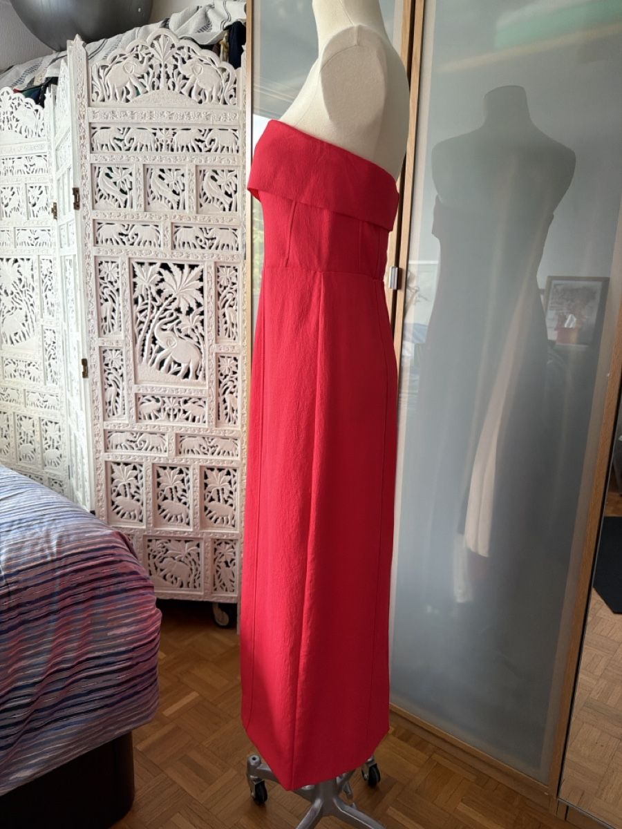 Kookai Vestiti: Robe longue bustier Kookai rouge  – Usato da lausanne venduto da annec777 2