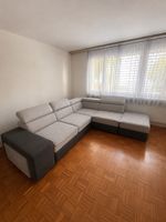 Ecksofa ausziehbar mit Bettkasten grau guter Zustand