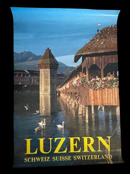 Foto & Immagini: Plakat Affiche Poster originale Lucerna, Svizzera Anni 90' – Usato da Savosa venduto da Accipe_Oblatam