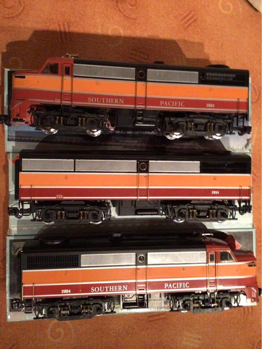 Modellini di ferrovie: Aristocraft FA1/FB1/FA1 Combo der SP Railway Spur G – Usato da Gross venduto da Romagross