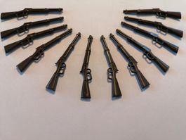 12 Playmobil Gewehre, Winchester für Western, Indianer