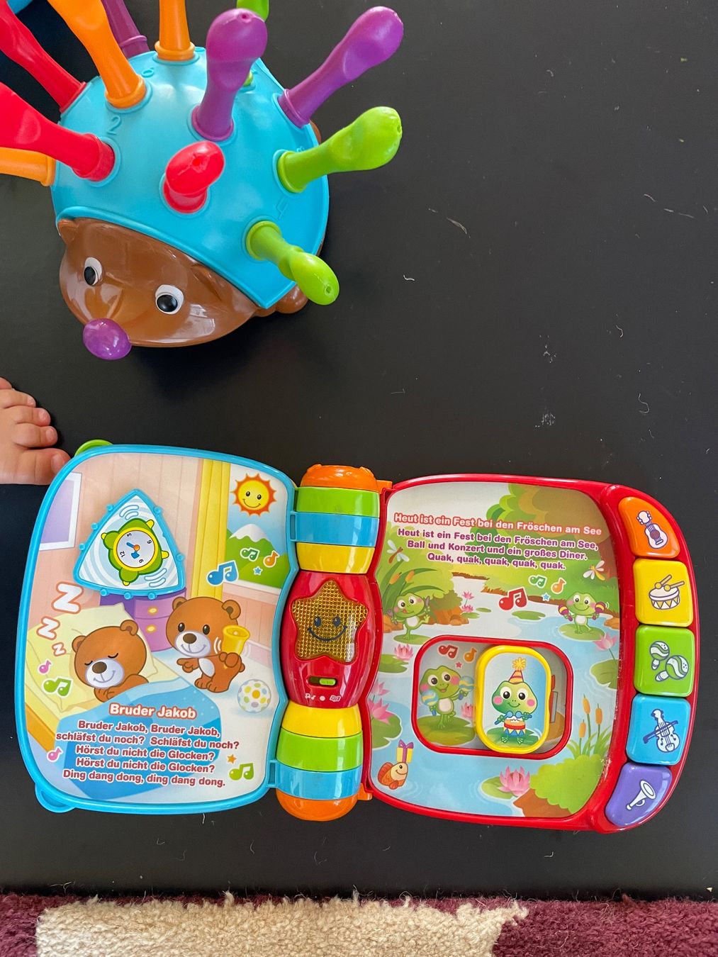 Vtech Giocattoli: Vtech Liederbuch Lernigel Steckbox Spielzeugset gebraucht – Usato da Birmensdorf ZH venduto da ilka05 1