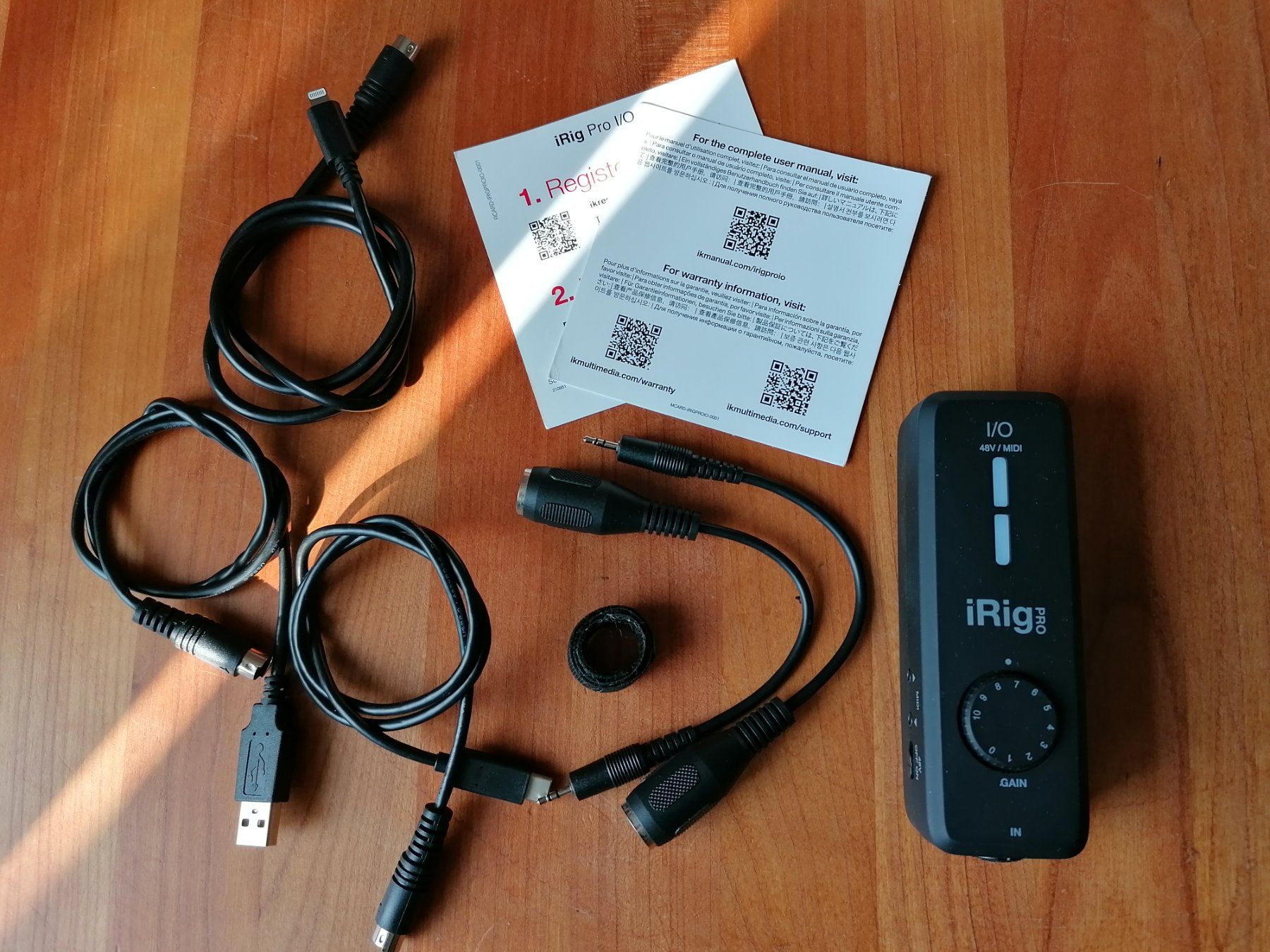 Aufnahmegeräte: IK Multimedia iRig Pro I/O Portable Audio/MIDI Interface – Gebraucht aus Basel von Fiona-Lea 1