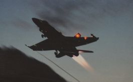 AK Weber F-18 Hornet Nachtflug