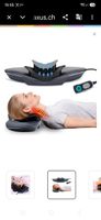 Nackenmassagegerät mit Traktion und Wärme. 