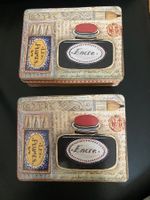 2x WUNDERBARE BLECHDOSEN von JANE RAY, 17 x 13 x 4 cm, NEU!
