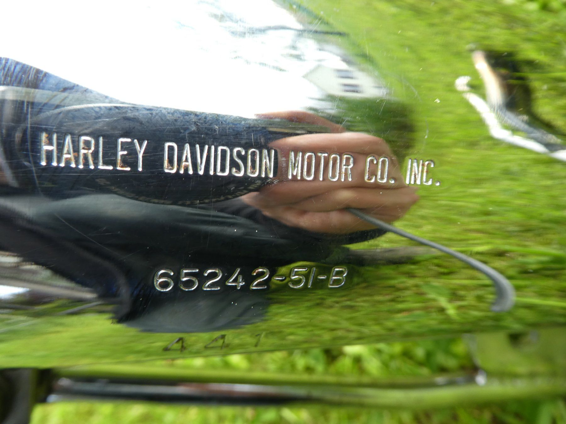 Harley-Davidson Alle Motorradersatzteile: Harley Davidson Cigar Muffler 2 into 1 Vintage with Pipe – Gebraucht aus Schwadernau von  1