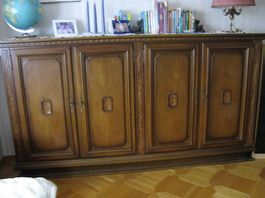 Buffetschrank, Wohnwand Fraubrunnen 60er Jahre Vintage