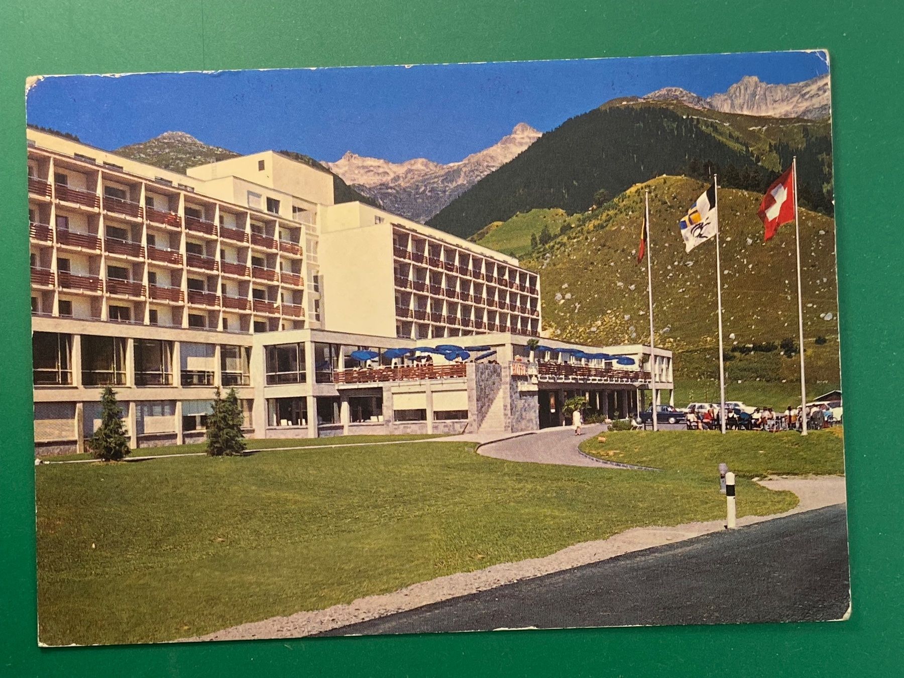 Cartoline postali: Disentis - Hotel Acla da Fontauna – Usato da Steg VS venduto da _vinci_