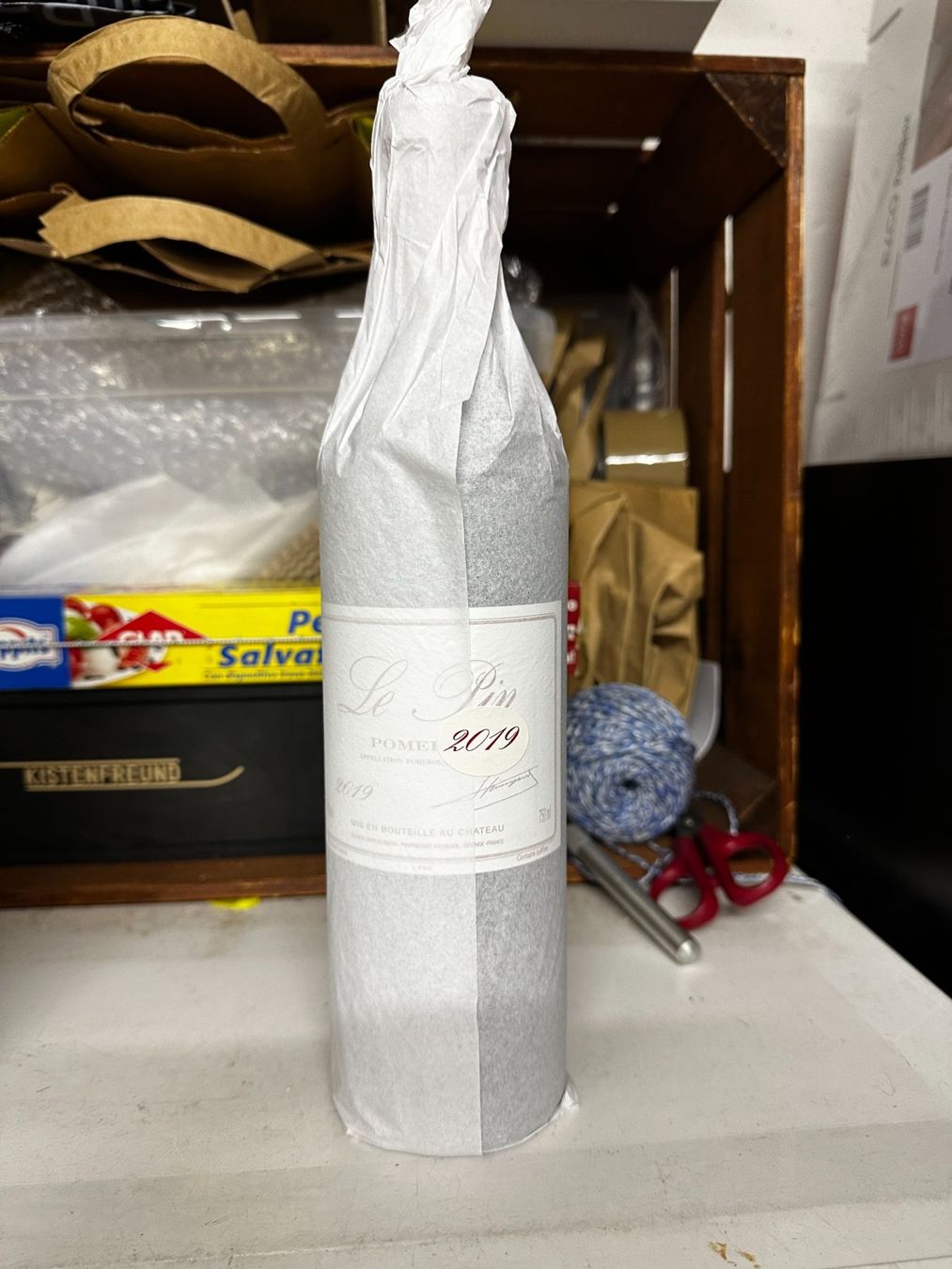 Vino: 1 Fl. Chateau Le Pin Jg. 2019 – Nuovo e nell'imballaggio originale da Birmensdorf ZH venduto da Broesli