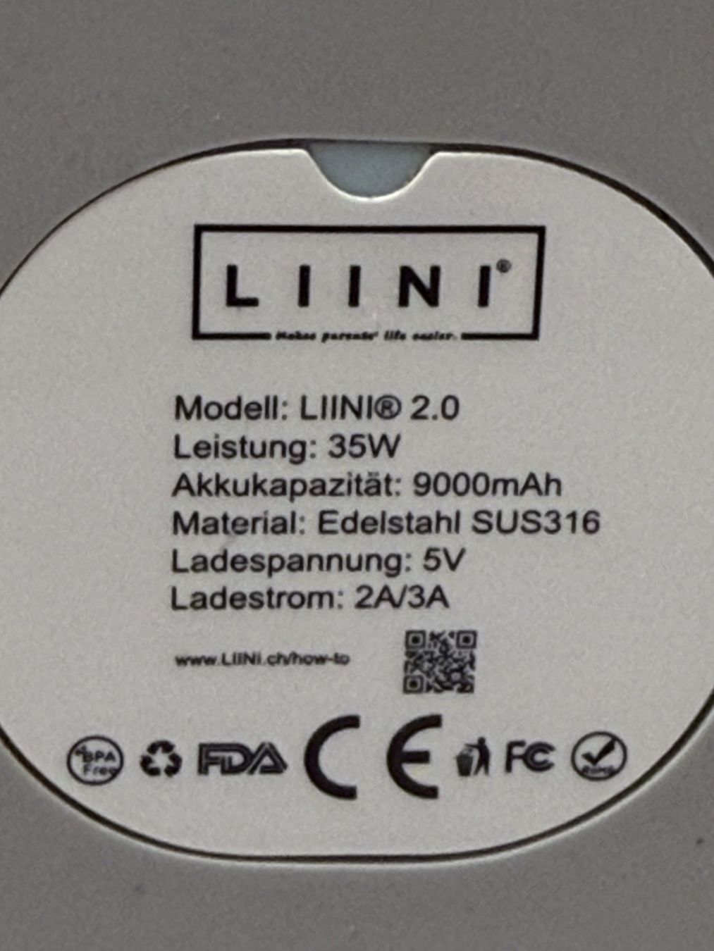Liini Pasti del neonato: LIINI 2.0 Schoppenwärmer hellblau – Usato da Effretikon venduto da Eventex 2