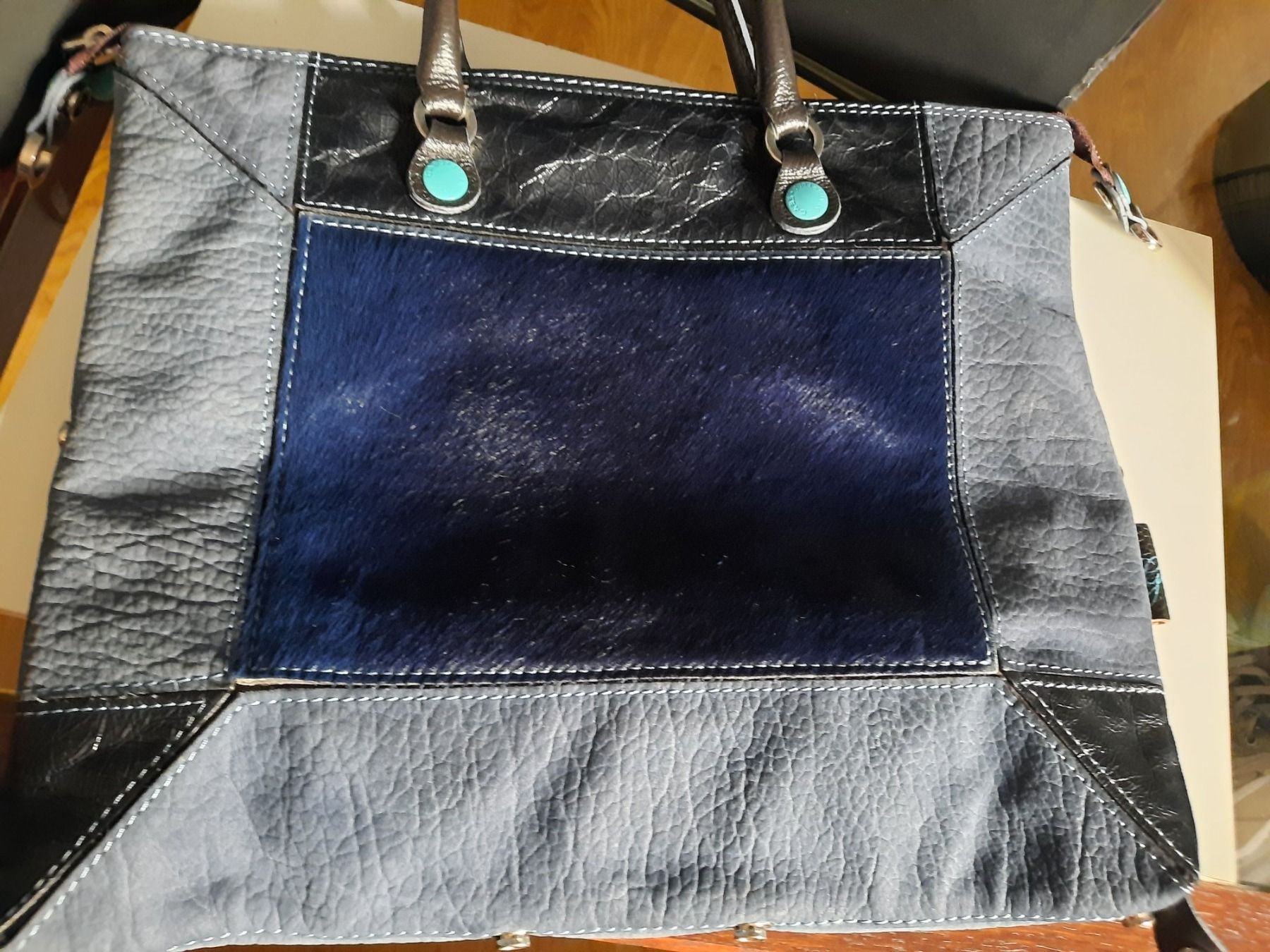 Gabs Borse da donna: Borsa in pelle blu GABS 3 in 1 – Usato da Biasca venduto da Old_6blh
