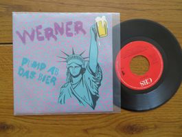 Werner - Pump ab das Bier (Pump-Mix) - Seltene Single!