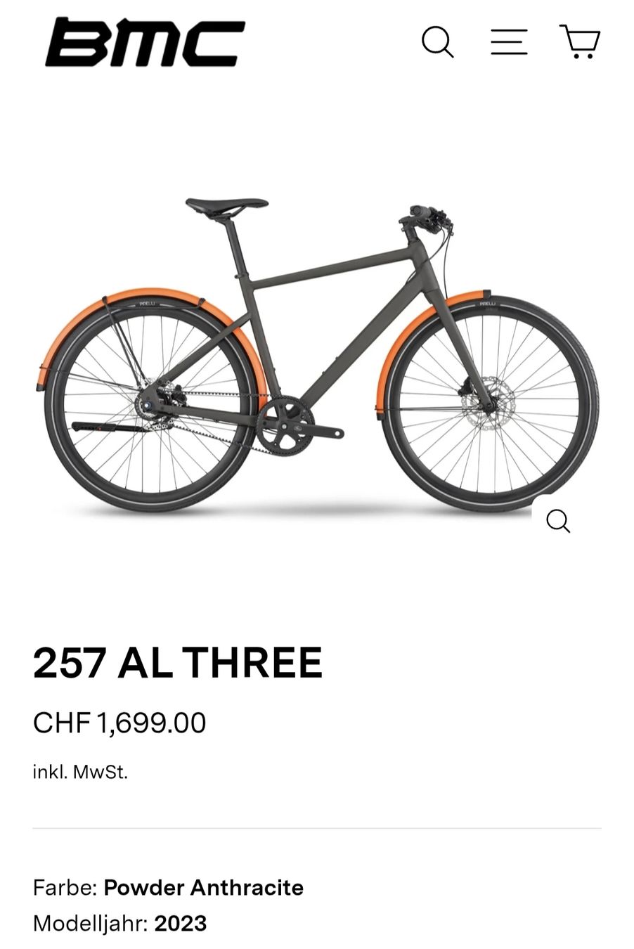 BMC Biciclette: BMC Urbanchallenge 257 Al three, M – Usato da Reichenburg venduto da Curdin_Tschuor 5