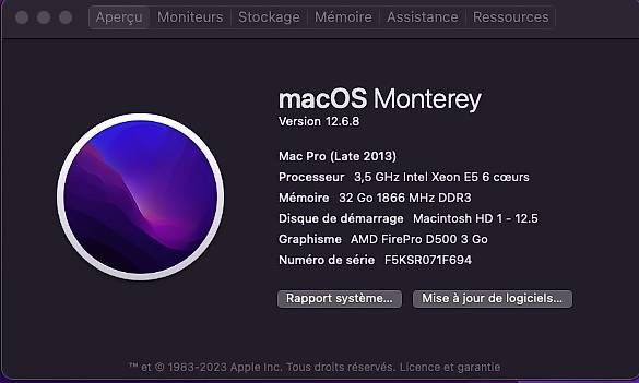 Apple PC: Ordinateur Apple MacPro fin 2013 – Usato da Puidoux venduto da fourmi22 5