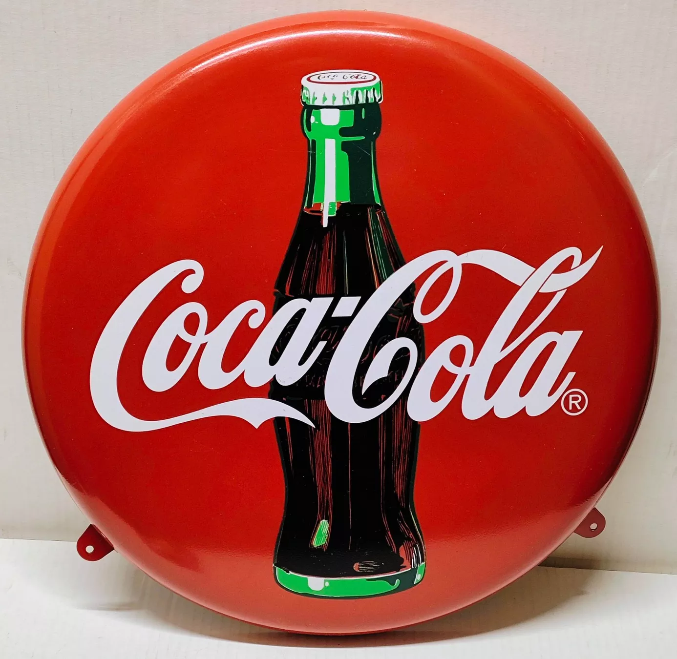 Coca-Cola Schilder: Coca-Cola Blechschild - Durchmesser 40 cm – Neu (gemäss Beschreibung) aus Pfäffikon ZH von Colacity
