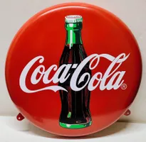 Coca-Cola Blechschild - Durchmesser 40 cm