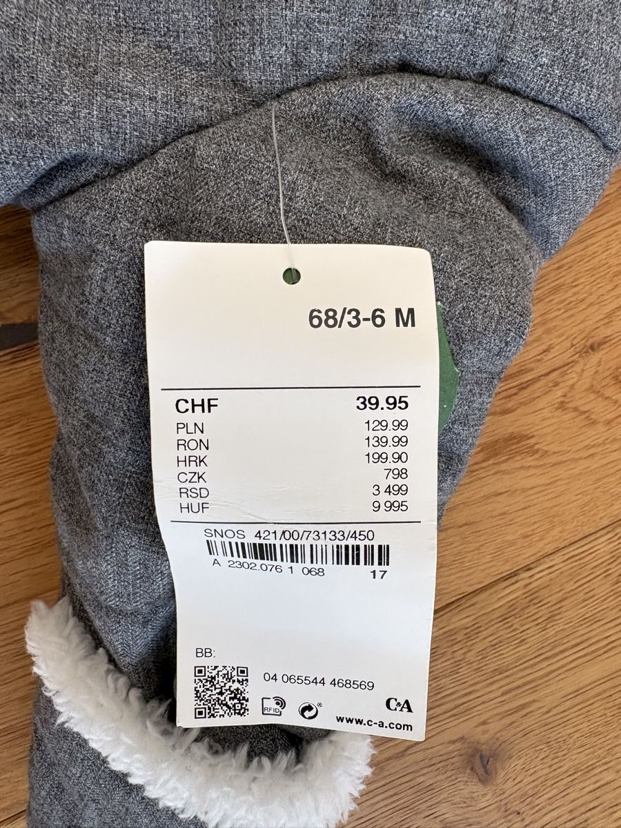 Babyanzüge: Skianzug  – Neu und originalverpackt aus Bronschhofen von cm65 1