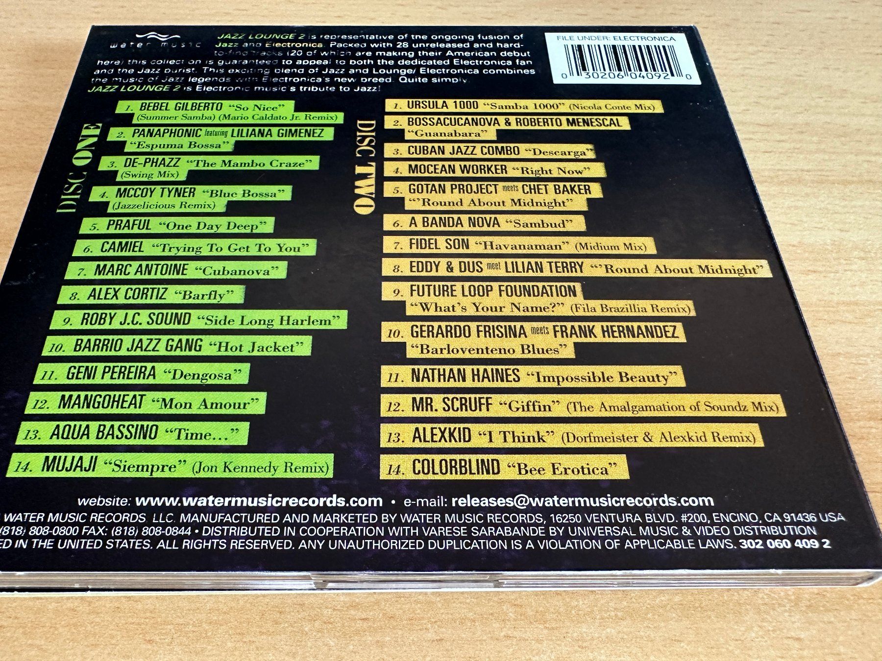 CDs: Various – Jazz Lounge 2 - 2 CD – Gebraucht aus Rikon im Tösstal von Alpenmutz 1