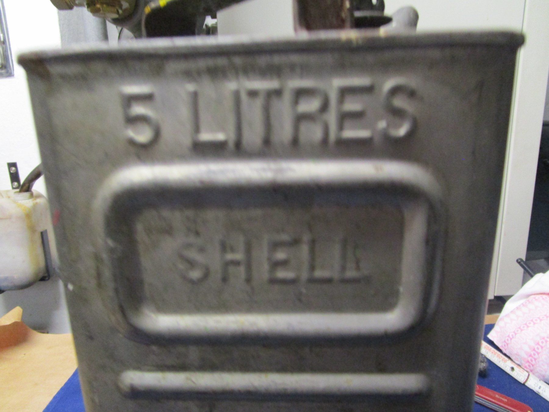 Schweizer Armee Sonstiges Fahrzeugzubehör: Alte Schell Petrol Kanister  5 Liter Type No. 4 – Gebraucht aus Rupperswil von Ema10 8