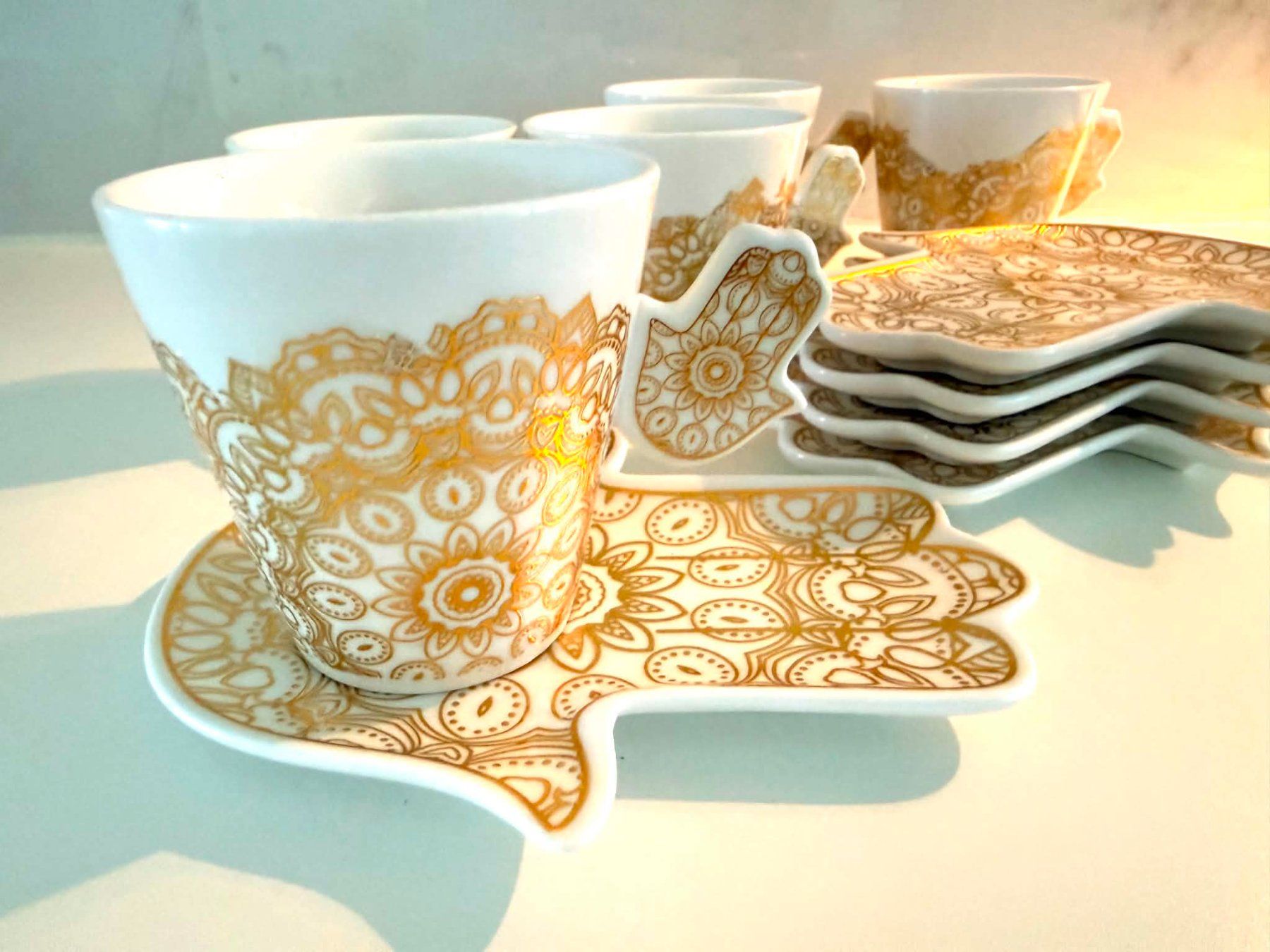 Set di piatti: 5er Set Kaffeeservice – Usato da Bern venduto da MIR-IAM 2