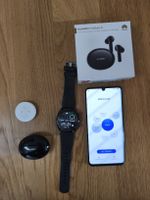 Huawei Smartphone P30,Smartwatch und FreeBuds 4i Set schwarz