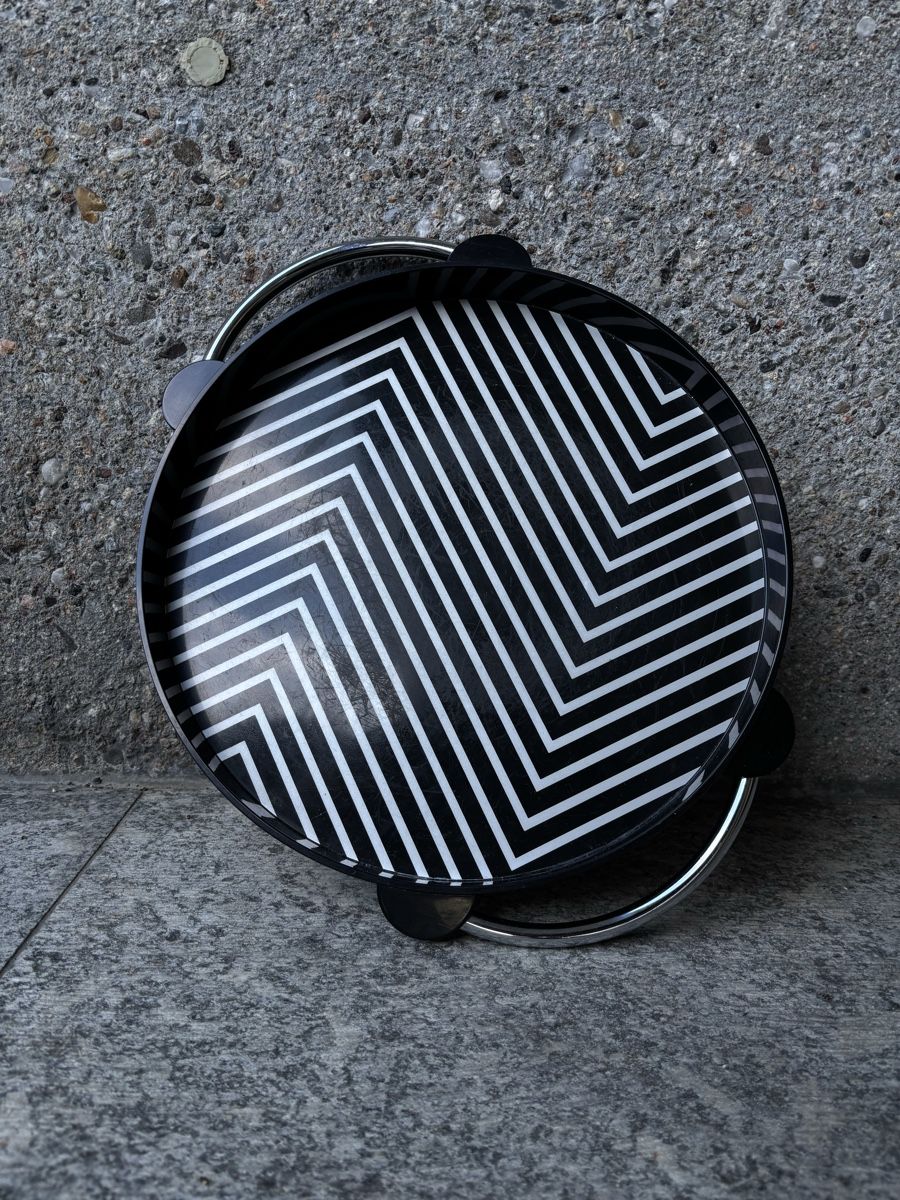 WMF Teller: WMF La Galleria Tablett 70er Postmodern Design – Gebraucht aus Lugano von rrkivio