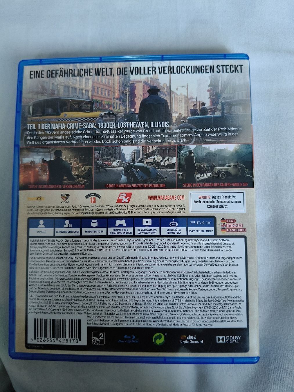 Sony Spiele: Mafia: Definitive Edition PS4 – Gebraucht aus Schaffhausen von __Filax__ 1