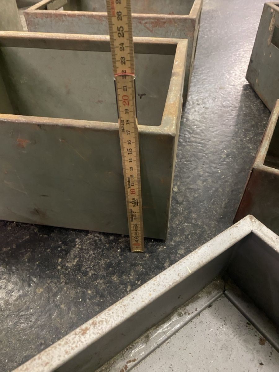 Casse di trasporto: Mega Posten vintage Metallkisten – Usato da Wabern venduto da HK-Design 5