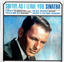 Frank Sinatra SOFTLY, AS I LEAVE YOU Marty Paich Jazz CD
