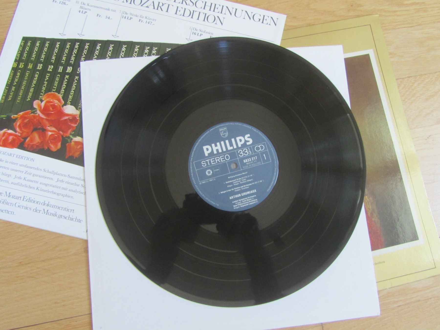 Dischi in vinile: Mozart - Violinkonzerte - Grumiaux - Philips Schallplatte – Usato da Seengen venduto da mikelele 1