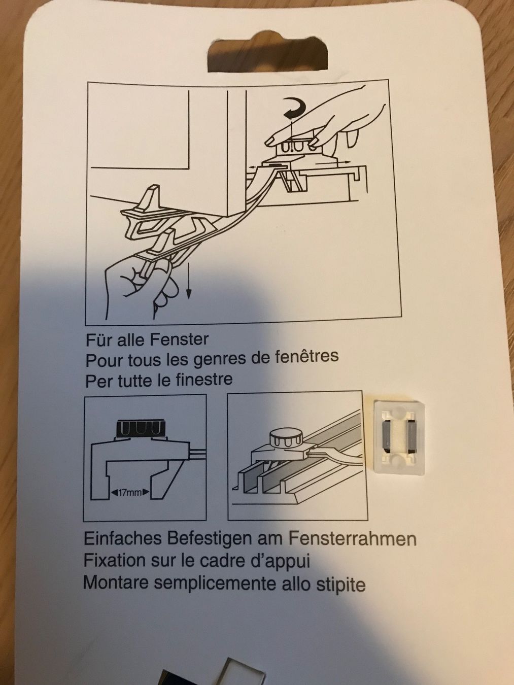 Wandhalterungen: Fensterhalter – Neu und originalverpackt aus Grüt (Gossau ZH) von BOOOTSY 1