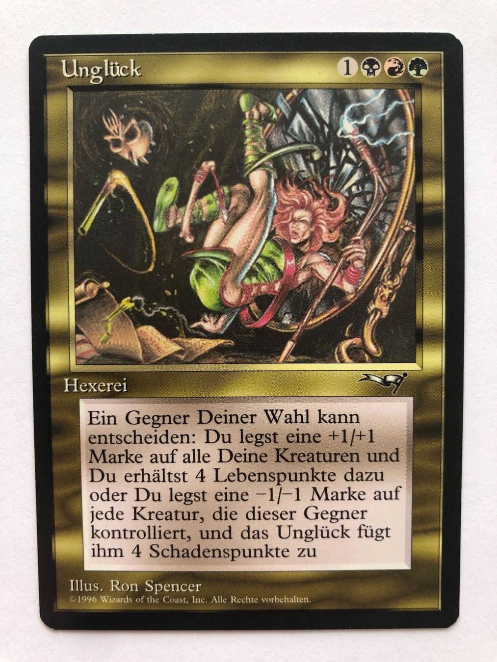 Cartoline: MTG - Unglück – Usato da Zürich venduto da T_H_O_M_A_S