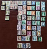51 Francobolli Ordinari "Guglielmo Tell" (1914-1934) - Usati