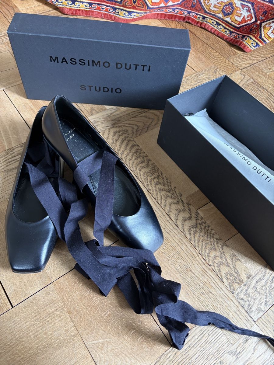 Massimo Dutti Scarpe da donna: Ballerinas Massimo Dutti Studio schwarz Grösse 40 – Nuovo e nell'imballaggio originale da Zürich venduto da Keinplan 1