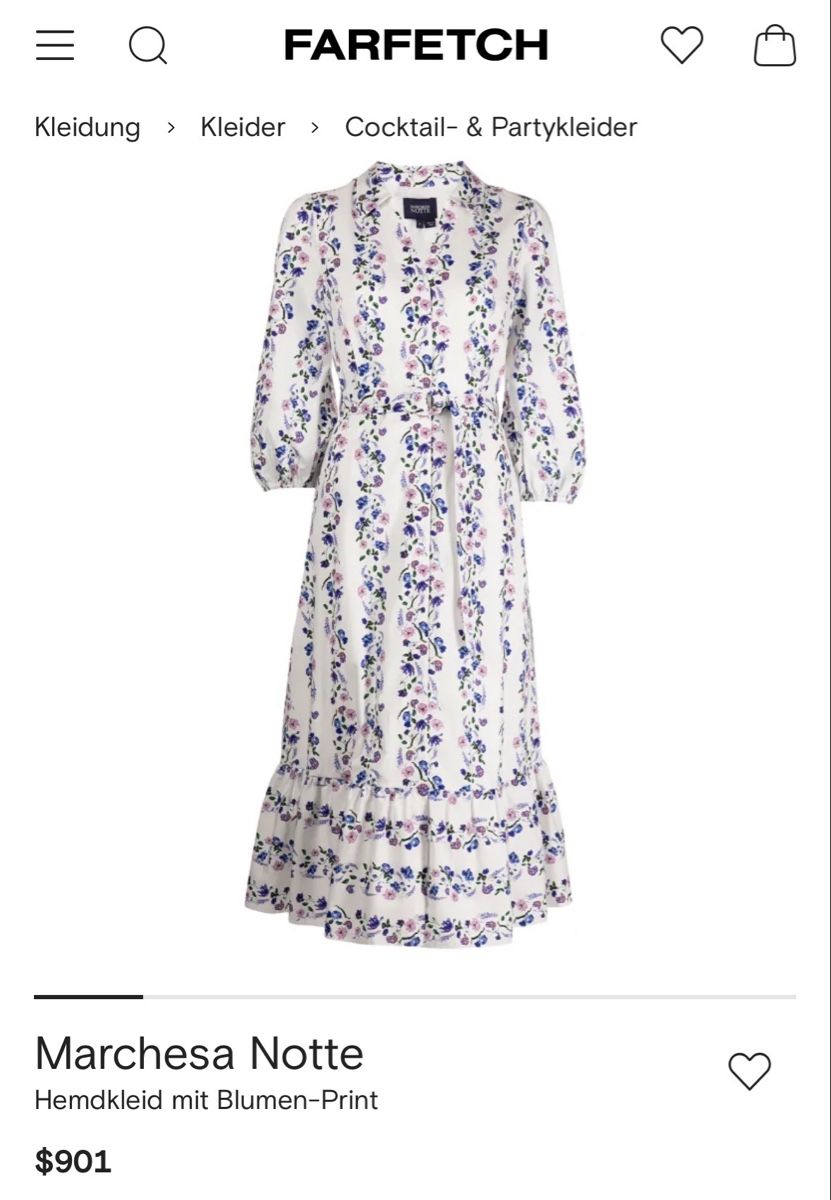 Vestiti: Marchesa Notte Floral Kleid – Usato da Schaan venduto da kri_tsw8