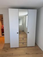 Grosser Kleiderschrank mit Spiegel, 3 Türen, 2 Schubladen