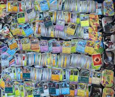 +900 Cartes POKEMON - HOLOS RARES, REVERSE, Unco, etc.