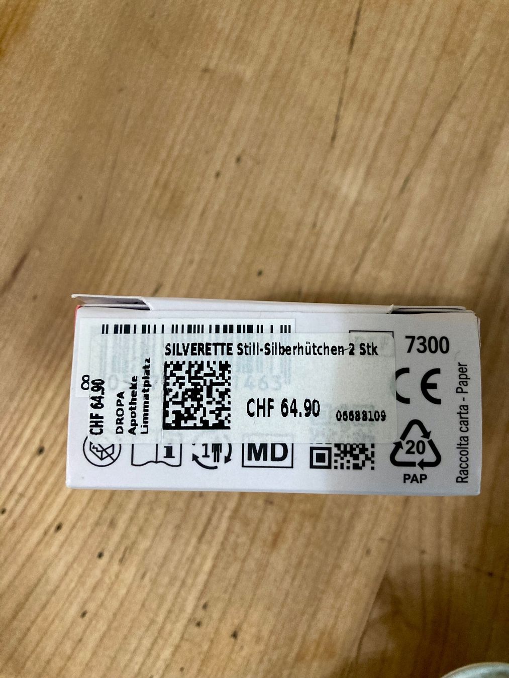 Silverette Accessori per l’allattamento: SILVERETTE Stillhütchen aus Silber, regular – Usato da Zürich venduto da kat_6kyq 2