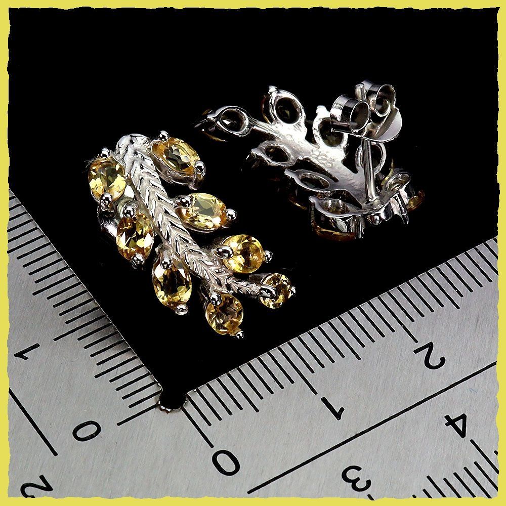 Orecchini pendenti & Orecchini a lobo: Citrin Ohrstecker 925 Silber – Nuovo e nell'imballaggio originale da Oberglatt ZH venduto da Goldfee1 2