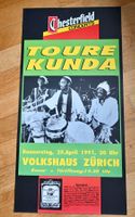 Original Konzert Plakat 1991 TOURE KUNDA Volkshaus Zürich
